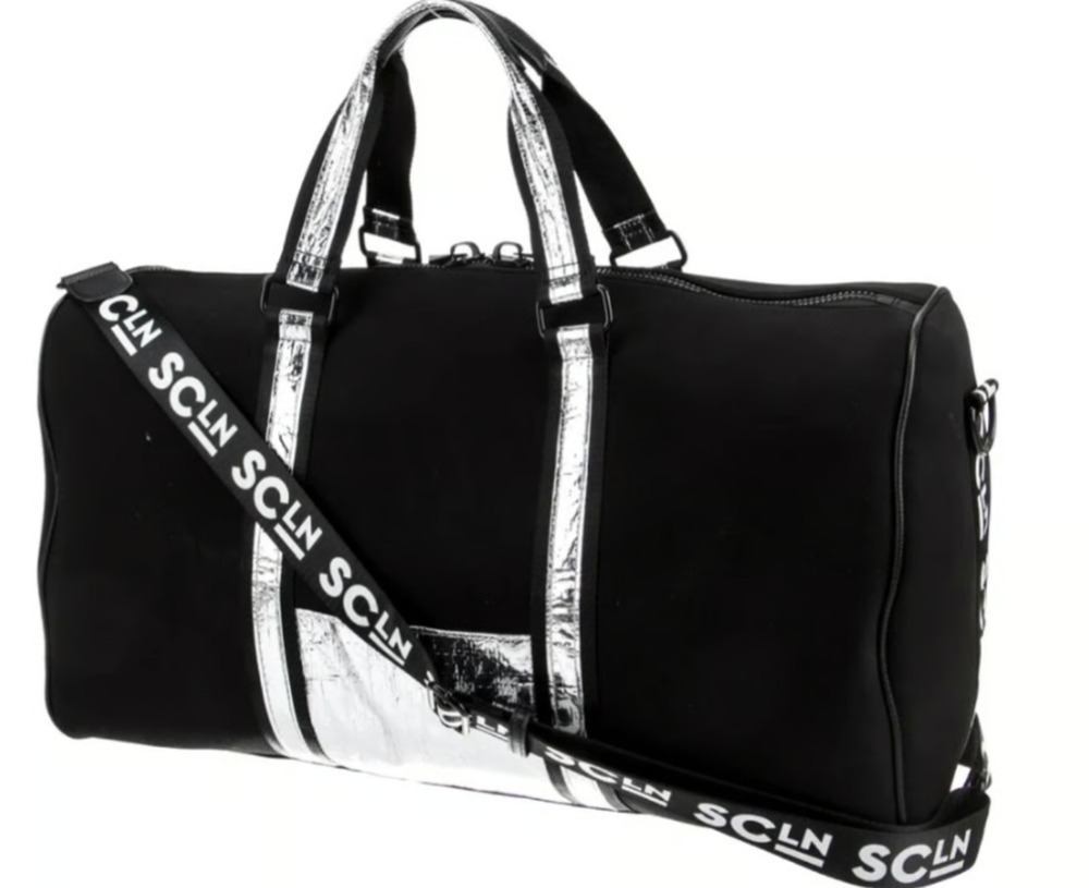 Stoney Clover Lane XL Black Travel Weekender Luxury Athletic Duffle Bag OS17-33